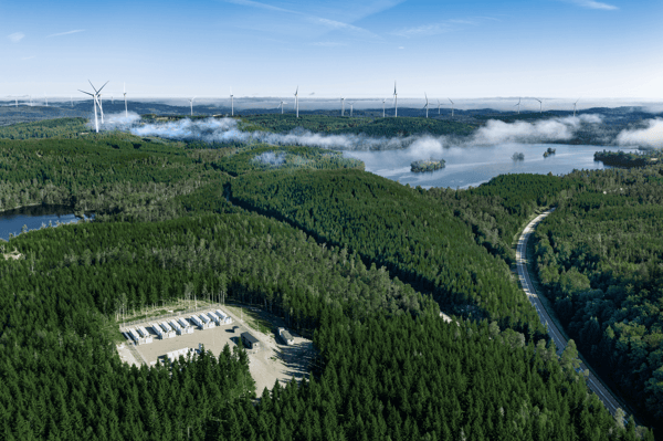 Windfarms in the distance