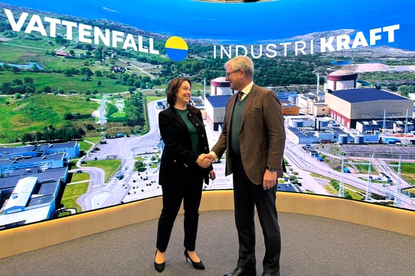Vattenfall ja Industrikraft solmivat sopimuksen uudesta ydinvoimasta Ruotsissa